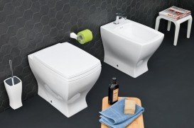 Ершик для унитаза ArtCeram JAZZ настенный белый глянцевый/хром JZA010 01