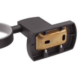 Йоршик для унітазу Kroner KRP Graz-GRP95613 з тримачем білий/графіт CV035544