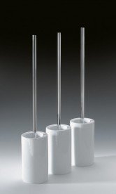 Ёршик для унитаза Lineabeta Skoati металл/керамика хром/белый 50203.29.09