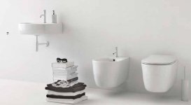 Ершик для унитаза напольный Kerasan Nolita белый матовый 922530