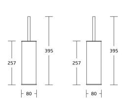 Ершик для унитаза VBI Round M напольный хром VBI-040420CH