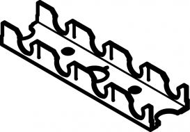 Фиксирующий трак Viega Fonterra 1234 для труб d12 мм ПВХ 609429