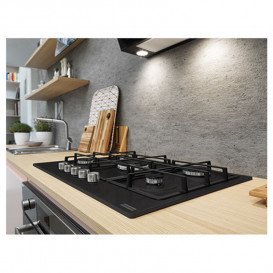 Газовая варочная поверхность Franke Smart FHSM 755 4G DC ON E эмаль оникс 106.0670.111