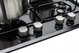 Газовая варочная поверхность Vestel эмалированная сталь черный AOB-6024