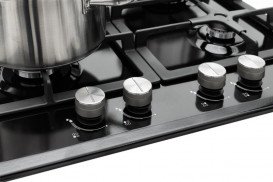 Газовая варочная поверхность Vestel эмалированная сталь черный AOB-6024C