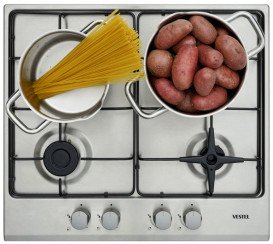 Газовая варочная поверхность Vestel нержавеющая сталь AOX-6024