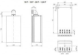 Газовый котел Baxi Eco-4S 18F двухконтурный турбированный 765966901