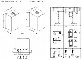 Газовий котел Baxi Luna Duo-tec MP 1.60 одноконтурний конденсаційний 7104051