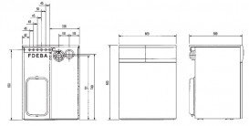 Газовий котел Baxi Slim 2.300 Fi двоконтурний турбований підлоговий WSB437303010