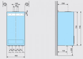 Газовый котел Buderus Logamax U044-24K двухконтурный конвекционный 7716010341