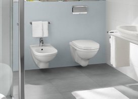Унитаз подвесной Villeroy&Boch O.Novo 5660Н101+9M38S101 + Комплект 3 в 1 Geberit Duofix 458.121.21.1