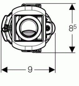 Запасний зливний клапан Geberit ImpulsBasic 20 подвійний змив 136.909.21.2