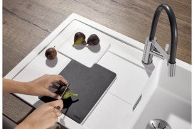 Гибкая разделочная доска Blanco SITYPad пластик лава 235900