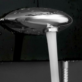 Гидромассажная панель для душа Dusel хром/черный DU616351B