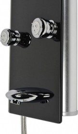 Гидромассажная панель для душа Dusel хром/черный DU616351B