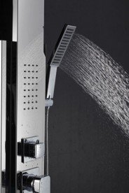 Гідромасажна панель для душа Dusel нержавіюча сталь хром DU2018-00