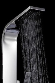 Гідромасажна панель для душа Dusel нержавіюча сталь хром DU2018-00