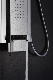 Гідромасажна панель для душа Dusel нержавіюча сталь хром DU2018-00