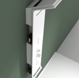 Гідромасажна панель для душа Istone New білий матовий WD0071