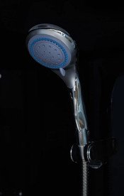 Гідромасажний бокс Diamond Premium 90х90х220 см сіре скло/профіль чорний DP-327