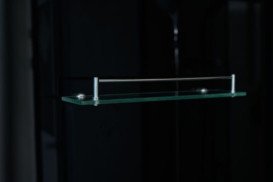 Гідромасажний бокс Diamond Premium 90х90 см сіре скло/профіль чорний DP-158