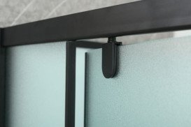 Гидромассажный бокс Diamond Premium 90х90 см матовое стекло/профиль черный DP-310