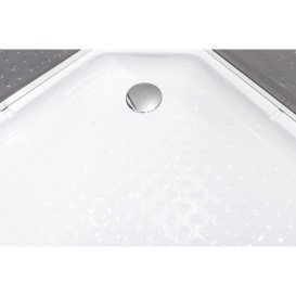 Гидромассажный бокс Insana ELARA 91/6 LN 90x90 профиль черный/прозрачное стекло А0048479