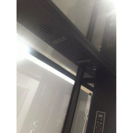 Гідромасажний бокс Miracle 110х90 см профіль чорний/скло прозоре NA113-3A