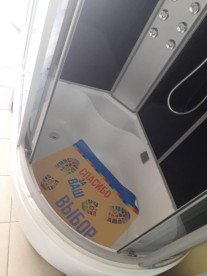 Гидромассажный бокс Miracle 120х85 см профиль сатин/стекло серое F76-3W R/Rz+ new КПУ