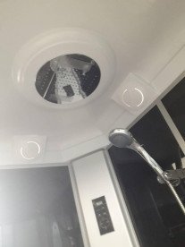 Гидромассажный бокс Miracle 120х85 см профиль сатин/стекло серое F76-3W R/Rz+ new КПУ