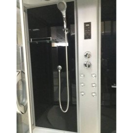 Гидромассажный бокс Miracle 170х85 см профиль сатин/стекло серое F78-3W/Rz+ new КПУ