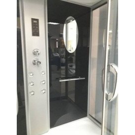 Гидромассажный бокс Miracle 170х85 см профиль сатин/стекло серое F78-3W/Rz+ new КПУ