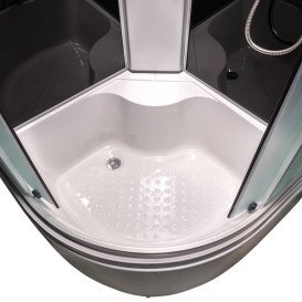 Гідромасажний бокс Vivia 120 RC 120х120 профіль сатин/тоноване скло А0053567