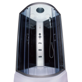 Гидромассажный бокс Vivia 95 R RC 90х90 профиль сатин/тонированное стекло А0027251