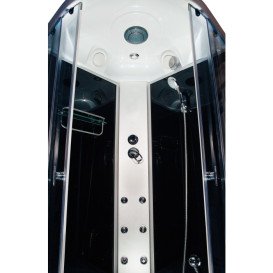 Гідромасажний бокс Vivia Eco 95 CH 90х90 профіль сатин/тоноване скло А0015318