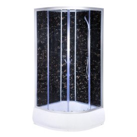 Гидромассажный бокс Vivia TKF 90-30 Venom BG 90x90 профиль сатин/тонированное стекло А0046367