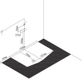 Гидромассажный паровой бокс Devit Soul 150х100 см с правым открытием профиль белый/прозрачное стекло FEN8911WR