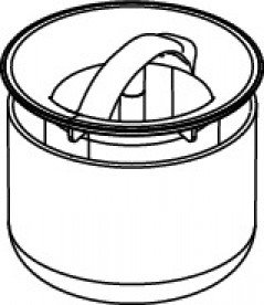 Гидрозатвор Tece TECEdrainpoint S для сифона DN 50 и DN 70 пластик черный 3695001
