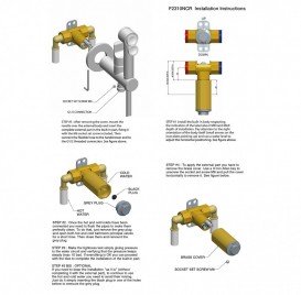 Гігієнічний душ зі змішувачем Fima Carlo Frattini Collettivita хром F2310NCR+ F2645