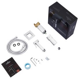 Гигиенический душ со смесителем Kroner KRP Bidet-C083 хром CV031551