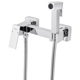 Гигиенический душ со смесителем Kroner KRP Edelstahl Kubus-CHR052 хром CV031896