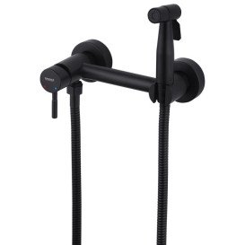 Гігієнічний душ із змішувачем Kroner KRP Edelstahl Klassisch-SCH052 нержавіюча сталь чорний CV027930