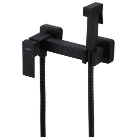 Гігієнічний душ із змішувачем Kroner KRP Edelstahl Kubus-SCH052 нержавіюча сталь чорний CV027931