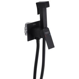 Гігієнічний душ із змішувачем Kroner KRP Edelstahl Kubus-SCH053 нержавіюча сталь чорний CV029969