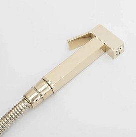 Гігієнічний душ із змішувачем прихованого монтажу Rea Fenix золотий REA-B5771