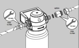 Головка фильтра для фильтрующего картиджа Blanco 525274