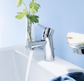 Змішувач для раковини одноважеля з донним клапаном Grohe колекція Concetto хром 3220410E