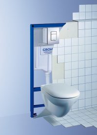 Унитаз подвесной Villeroy&Boch O.Novo 5660H101 + Сиденье + Комплект Grohe Rapid SL 38750001