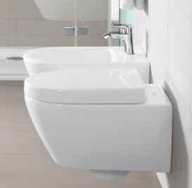 Унітаз підвісний Villeroy & Boch Subway 2.0 56001001 + 9M68S101 + Комплект 3 в 1 Grohe Rapid SL 38750001