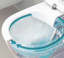 Унітаз підвісний Villeroy & Boch O.Novo 5660HR01 Directflush + Сидіння + Комплект 3 в 1 Grohe Rapid SL 38750001